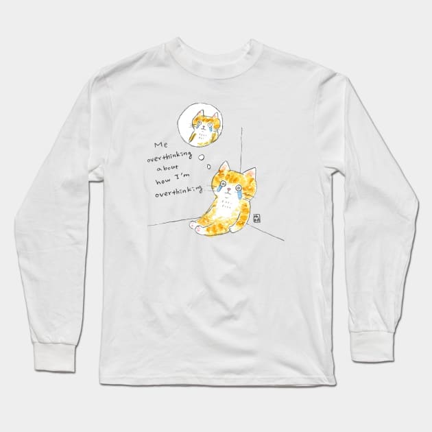 Overthinking Long Sleeve T-Shirt by colorofmori